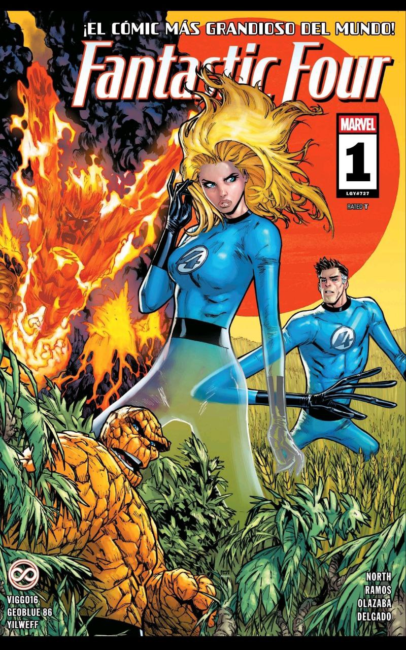 Portada ampliada de Fantastic Four