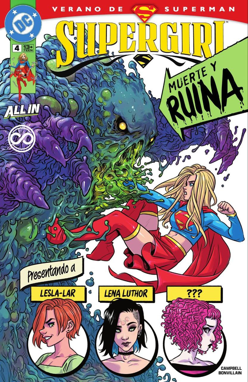 Portada ampliada de VERANO DE SUPERMAN SUPERGIRI