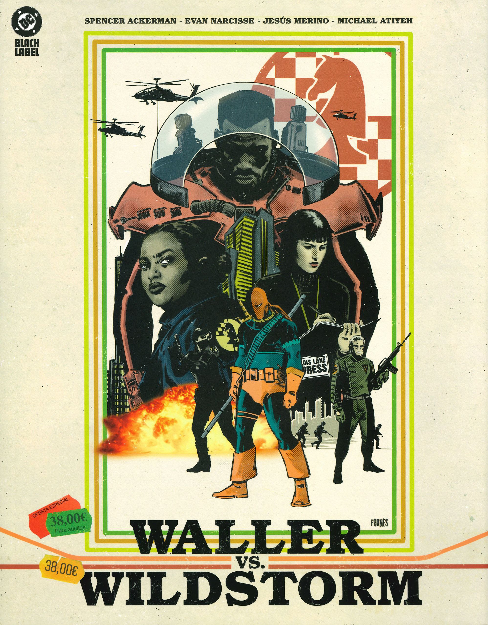 Portada ampliada de WALLER vs. WILDSTORM