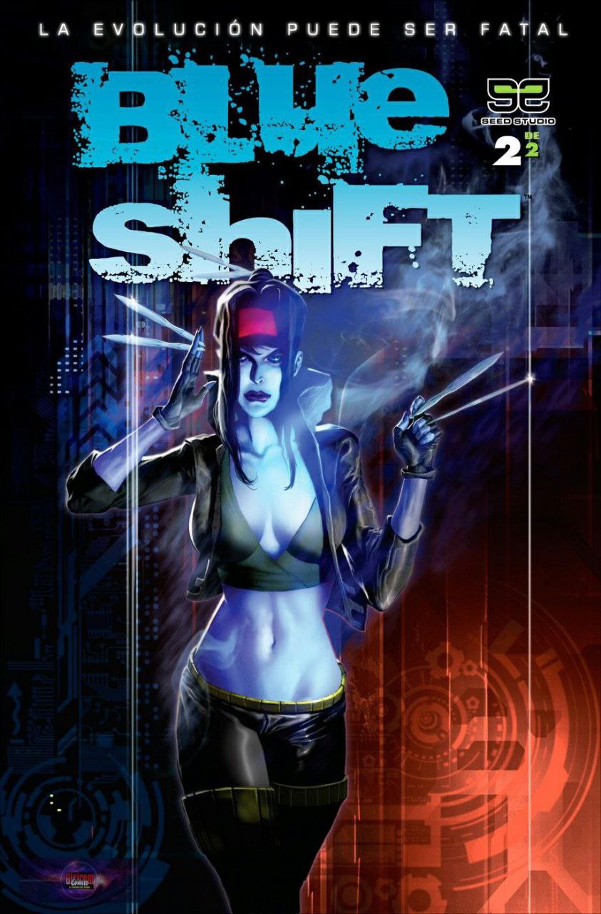 Portada ampliada de Blue Shift