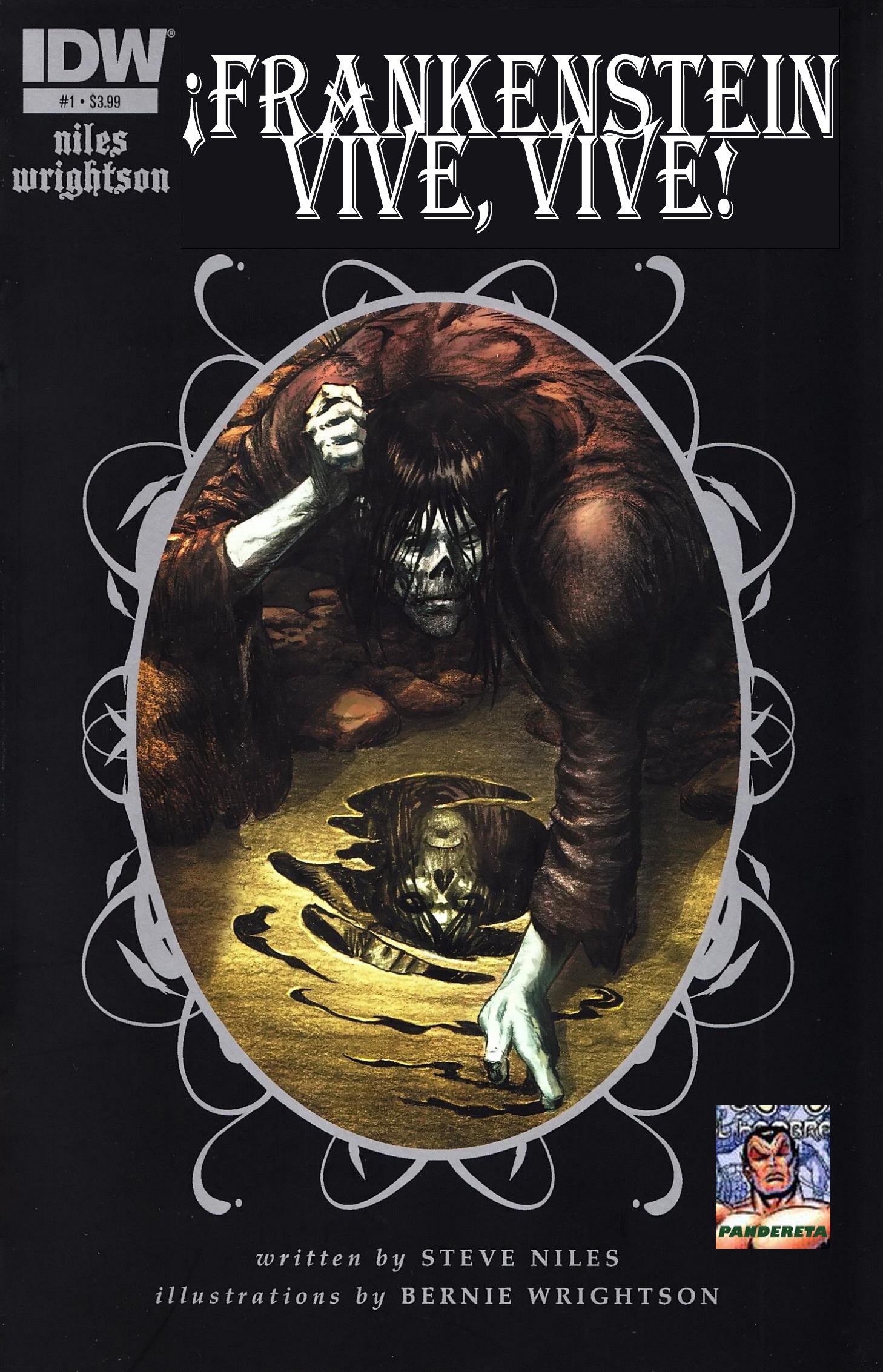 Portada ampliada de ¡FRANKENSTEIN VIVE, VIVE!