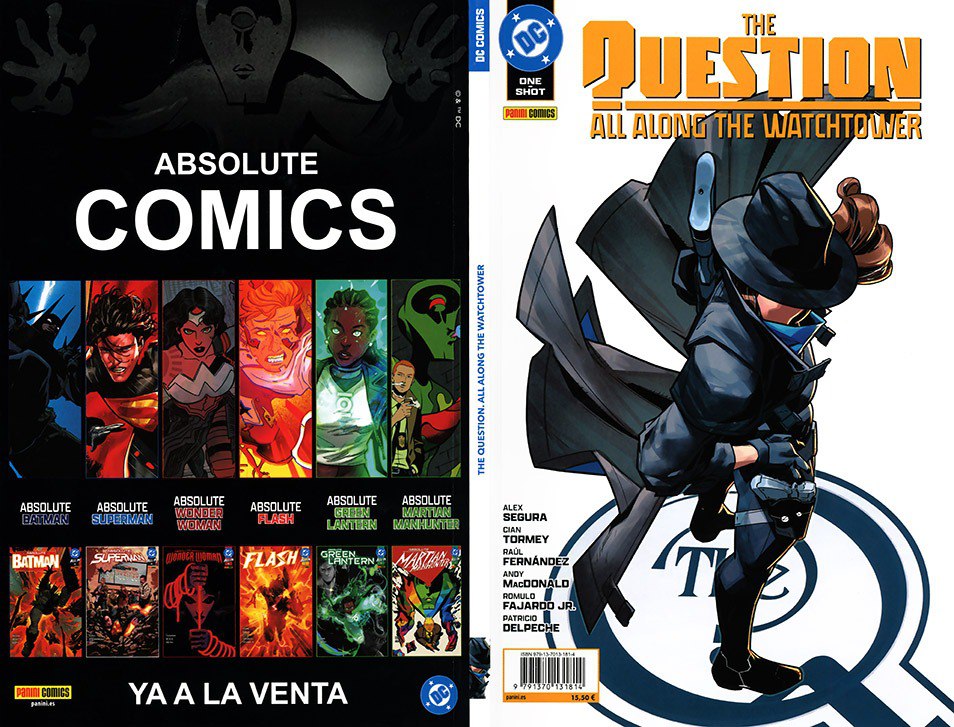 Portada ampliada de THE QUESTION ALL AROUND THE WATCHTOWER