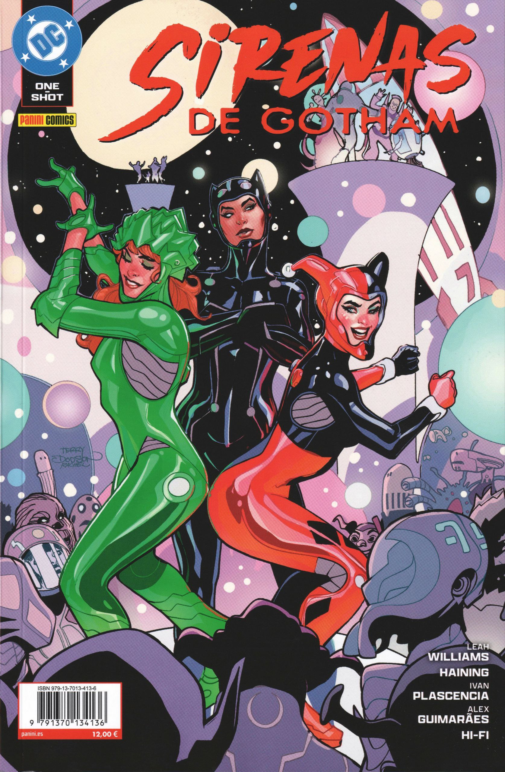 Portada ampliada de Sirenas de Gotham