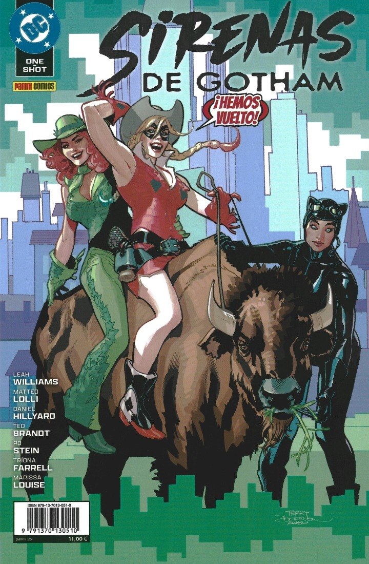 Portada ampliada de Sirenas de Gotham