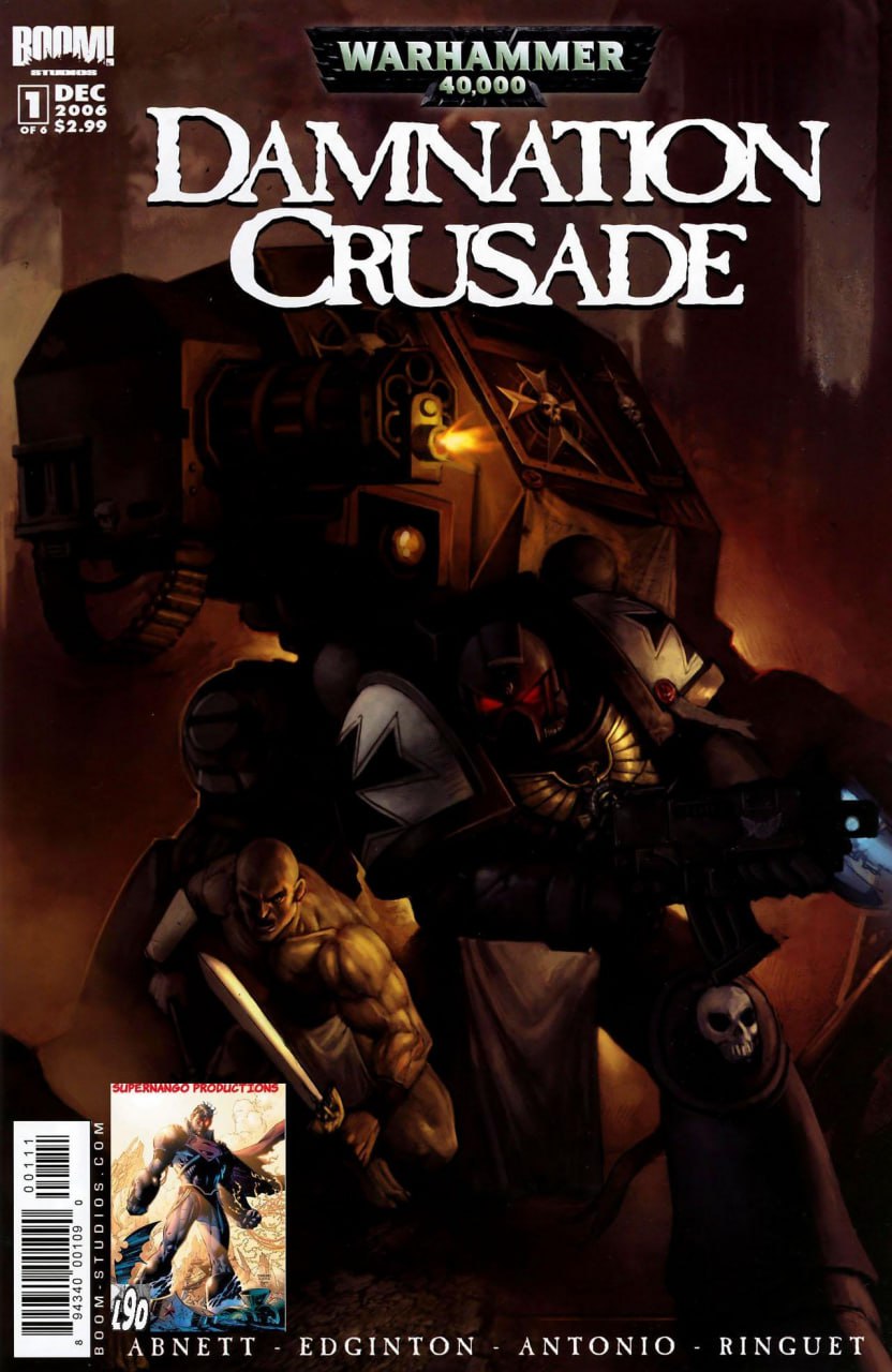 Portada ampliada de DAMNATION CRUSADE