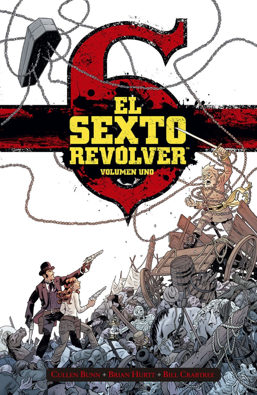 Portada ampliada de EL SEXTO REVOLVER VOLUMEN UNO