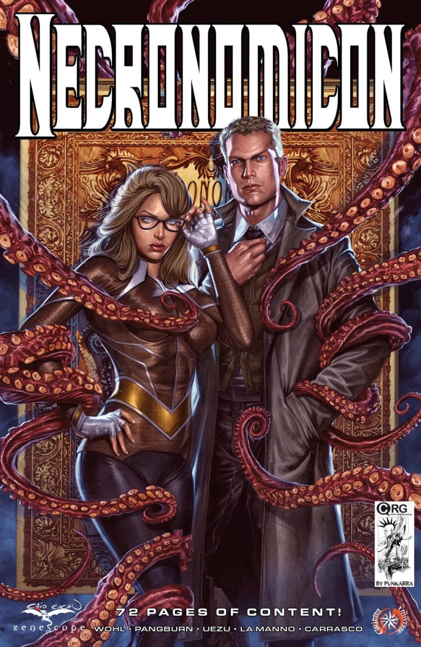 Portada ampliada de NECRONOMICON