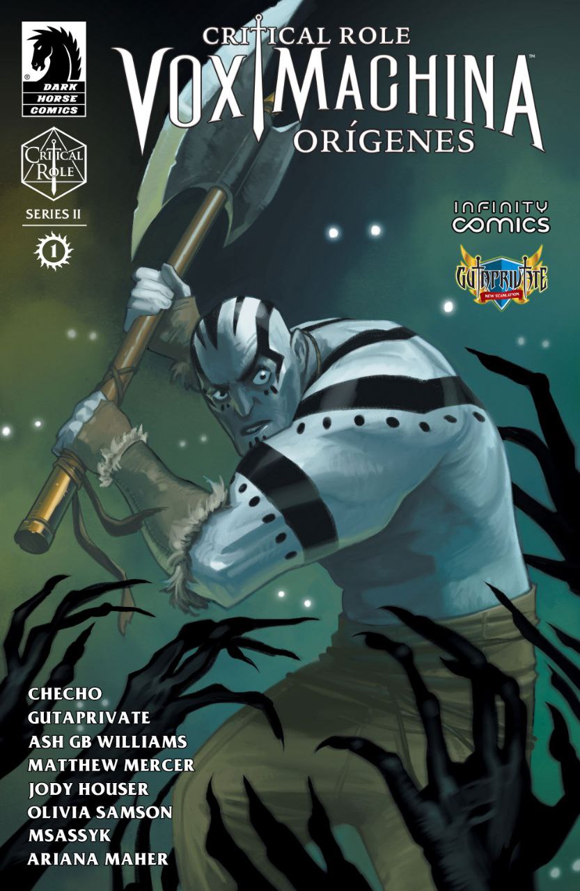 Portada ampliada de VOX MACHINA ORÍGENES