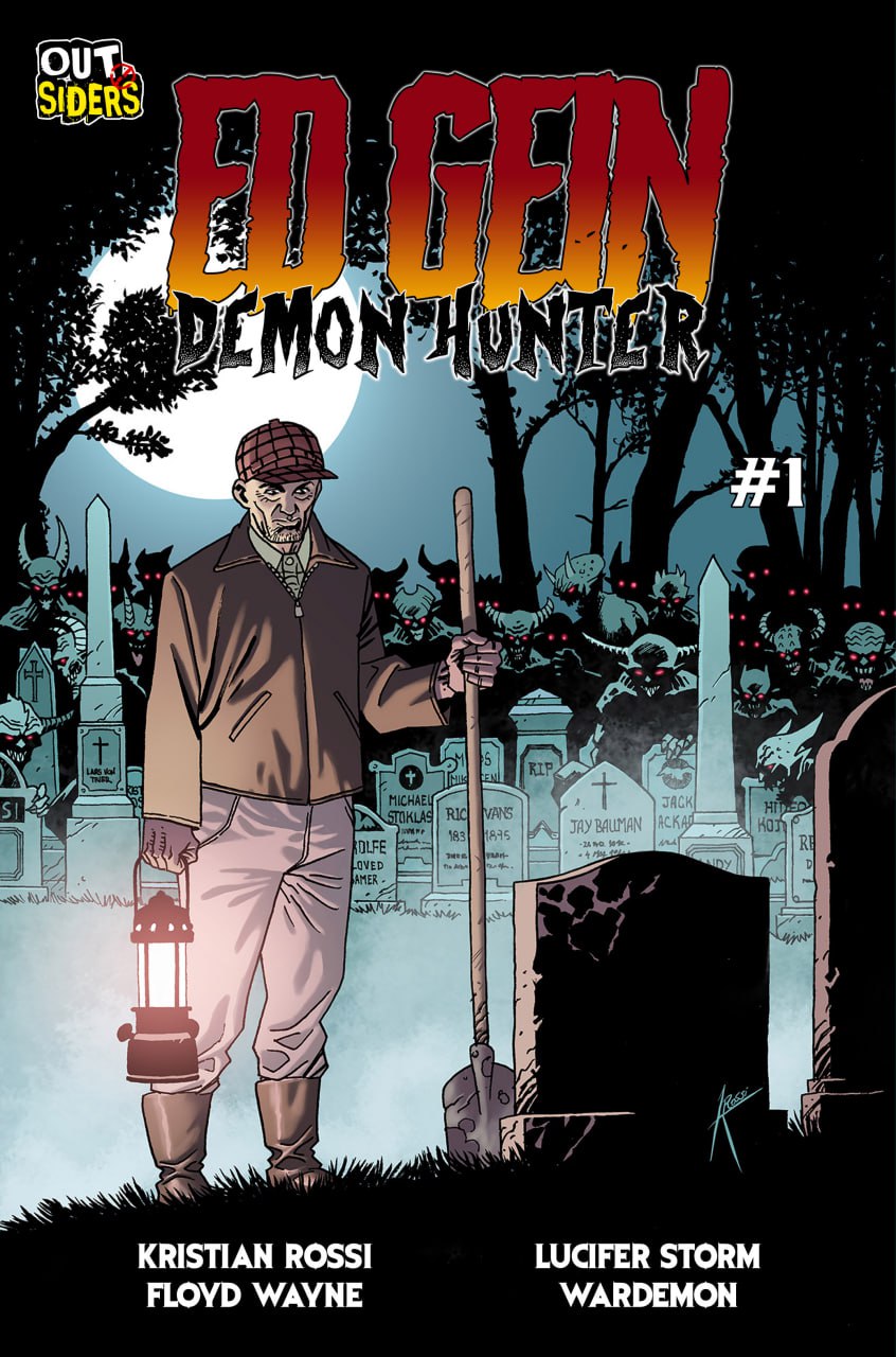 Portada ampliada de ED GEIN DEMON HUNTER