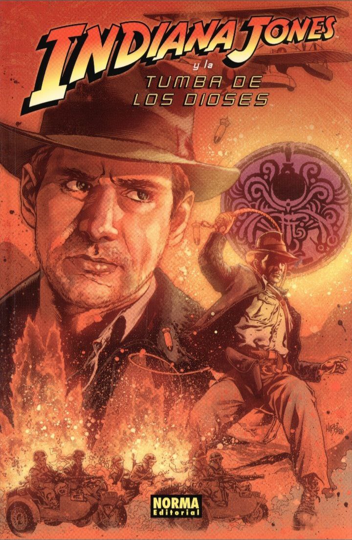 Portada ampliada de Indiana Jones, la tumba de los dioses