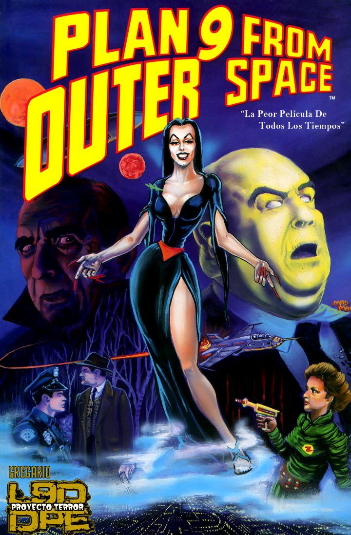 Portada ampliada de Plan 9 from Outer Space
