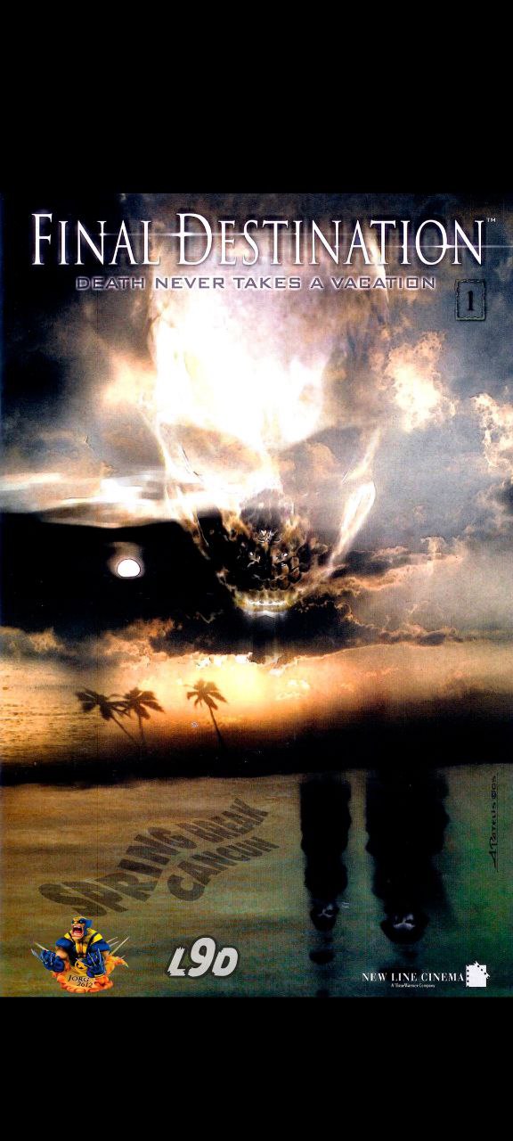 Portada ampliada de FINAL DESTINATION