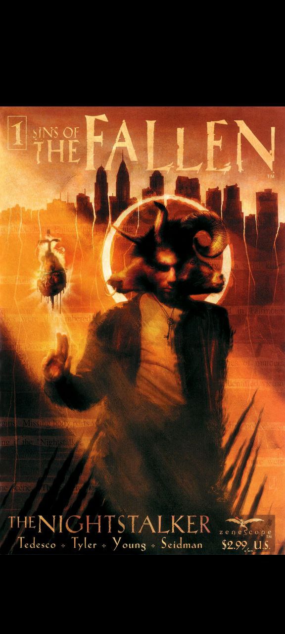 Portada ampliada de Sins of the Fallen