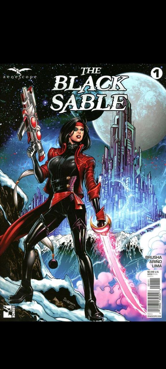 Portada ampliada de THE BLACK SABLE