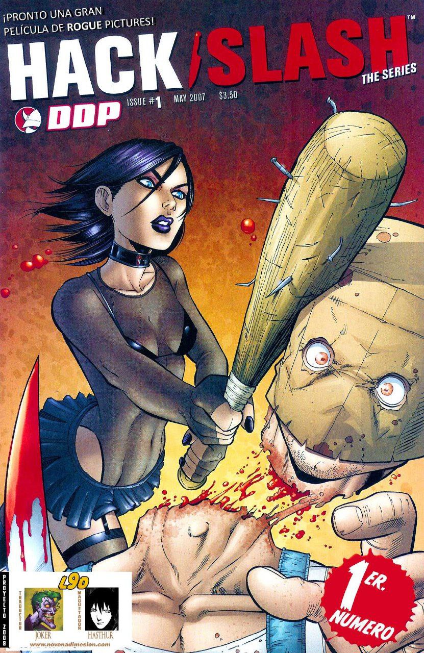 Portada ampliada de HACK/SLASH THE SERIES