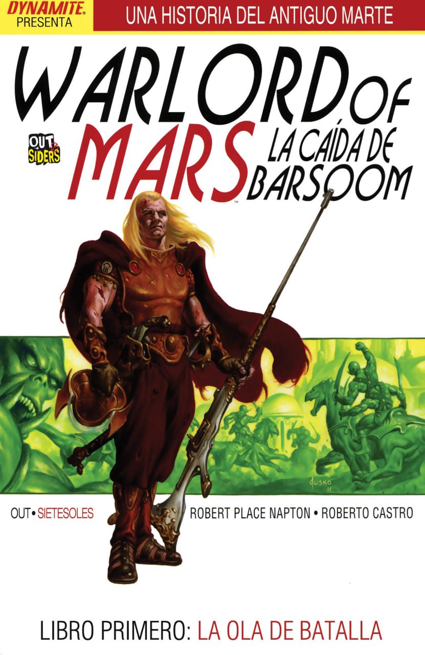 Portada ampliada de WARLORD of MARS LA CAIDA DE BARSOOM