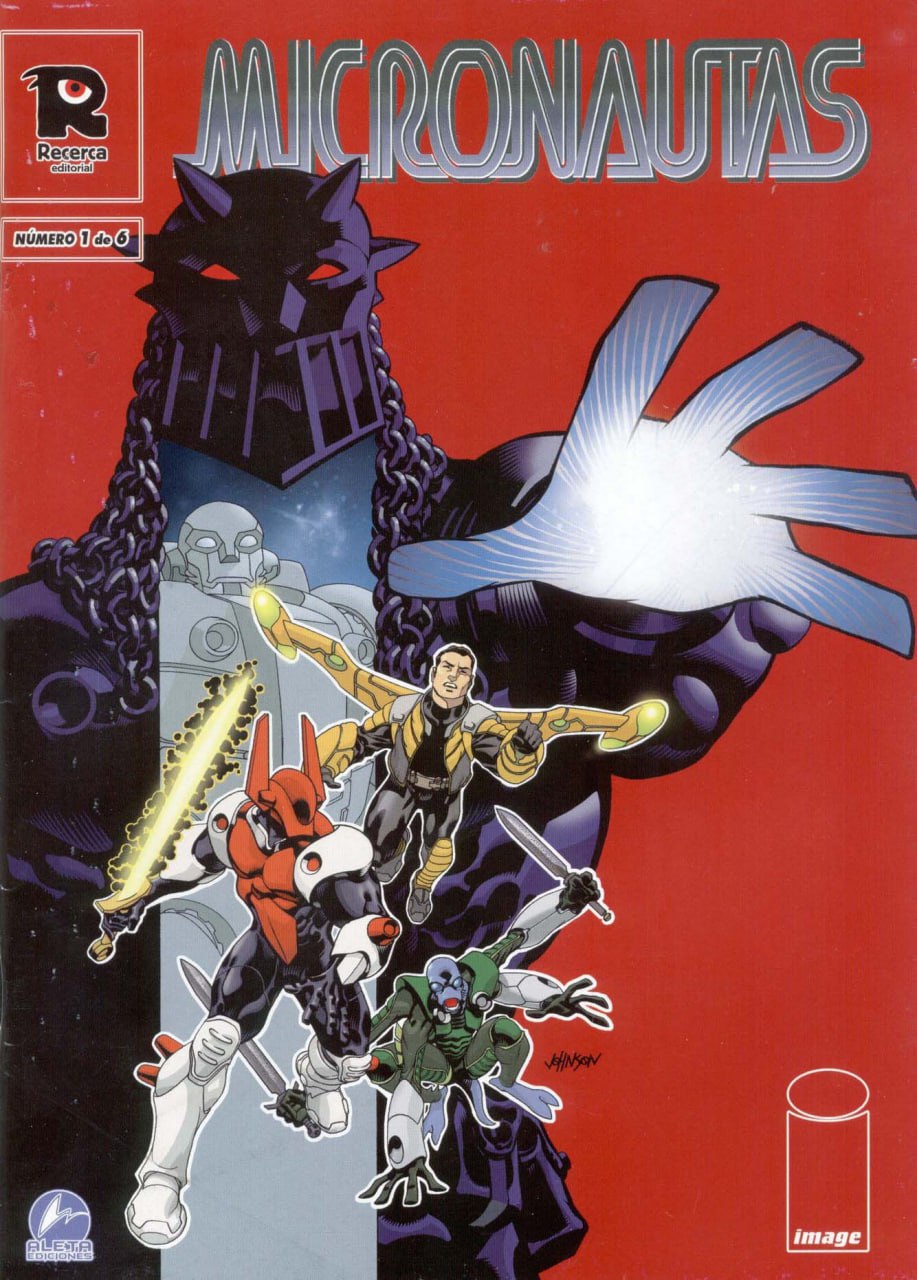 Portada ampliada de MICRONAUTAS