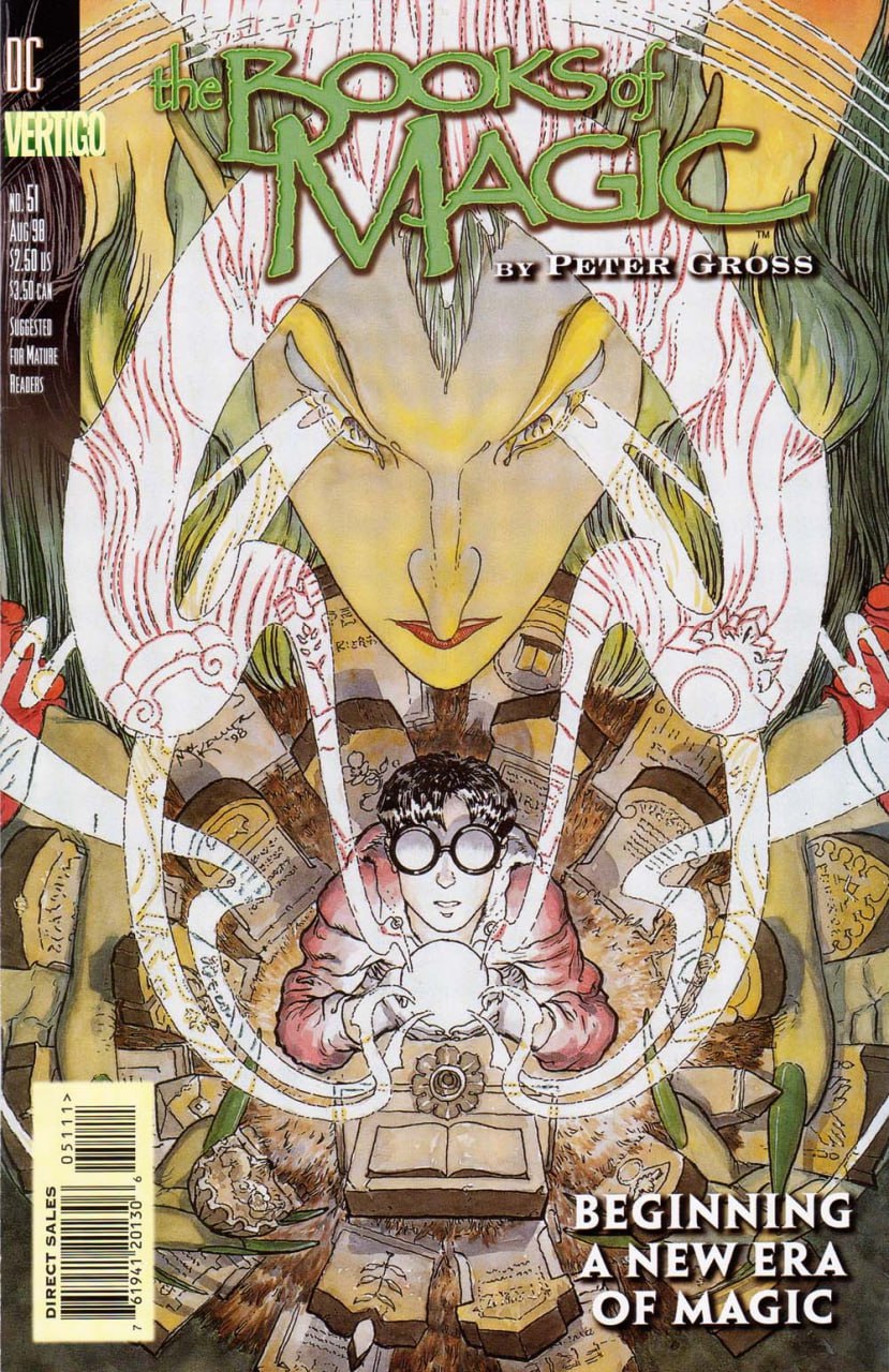Portada ampliada de The Books of Magic