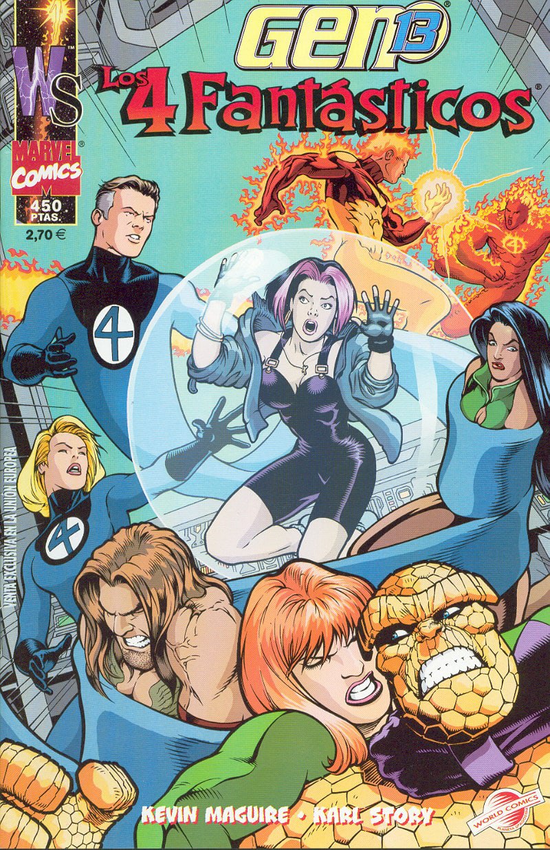 Portada ampliada de Gen 4 Fantásticos