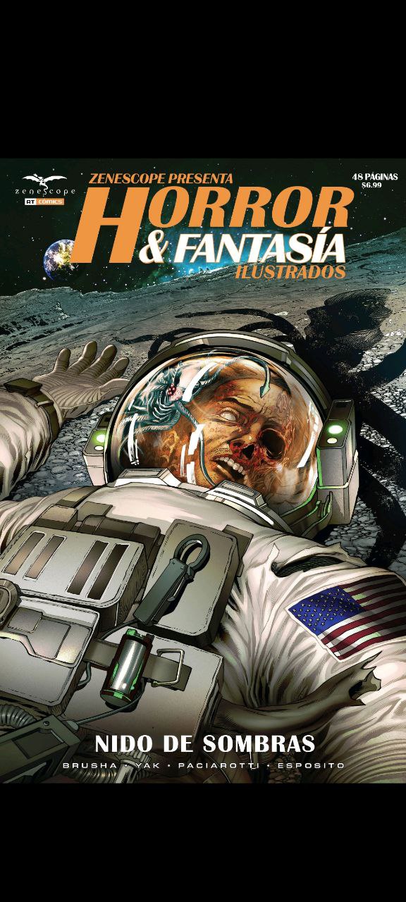 Portada ampliada de HORROR & FANTASIA ILUSTRADOS