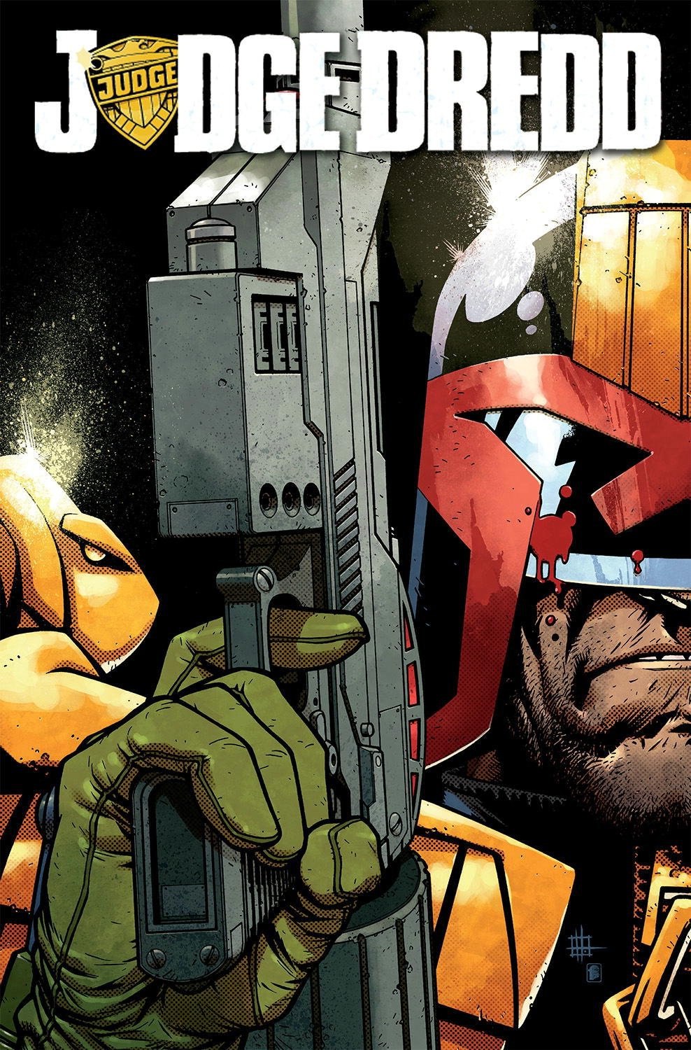 Portada ampliada de JUDGE DREDD