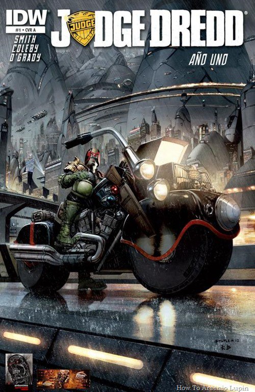 Portada ampliada de Judge Dredd and Uno