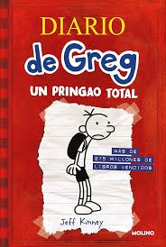 Portada ampliada de DIARIO de Greg UN PRINGAO TOTAL