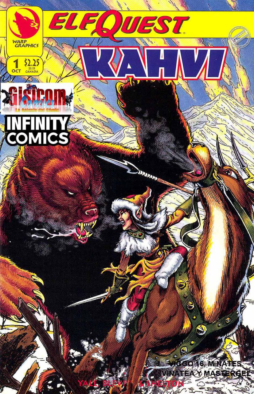 Portada ampliada de ELFQUEST KAHVI