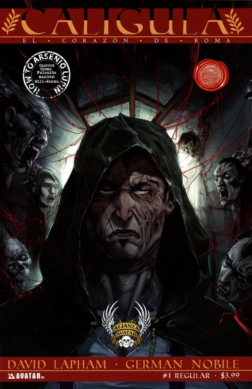 Portada ampliada de Caligula