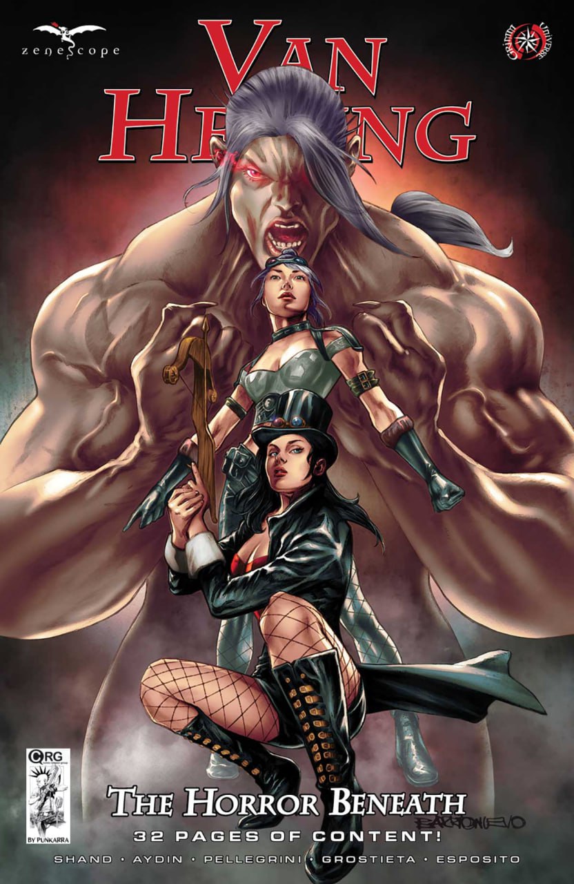 Portada ampliada de Van Helsing