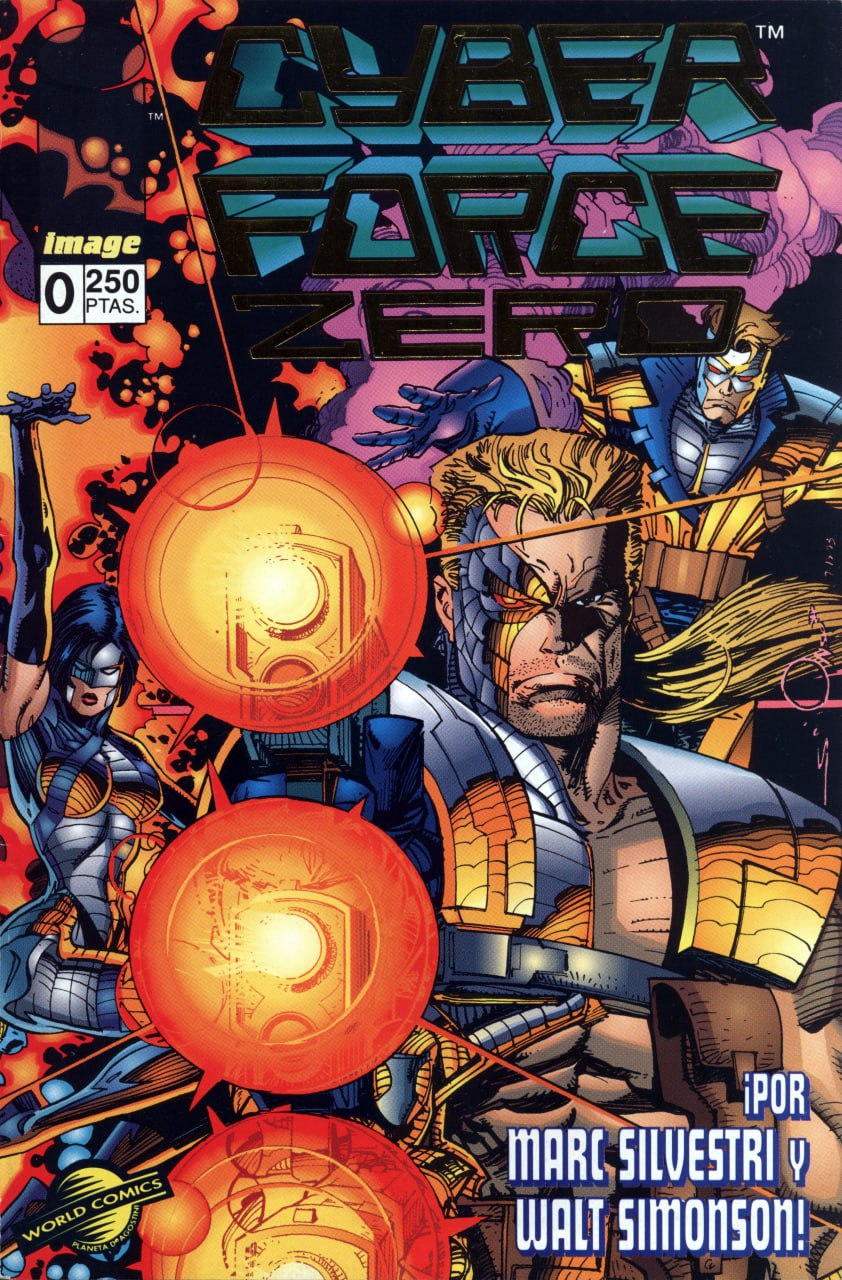 Portada ampliada de CYBERFORCE ZERO