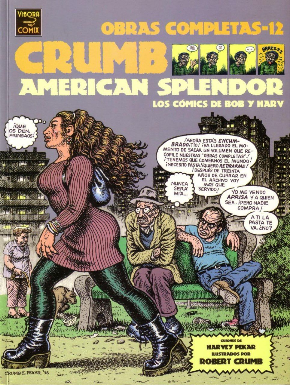 Portada ampliada de CRUMB AMERICAN SPLENDOR