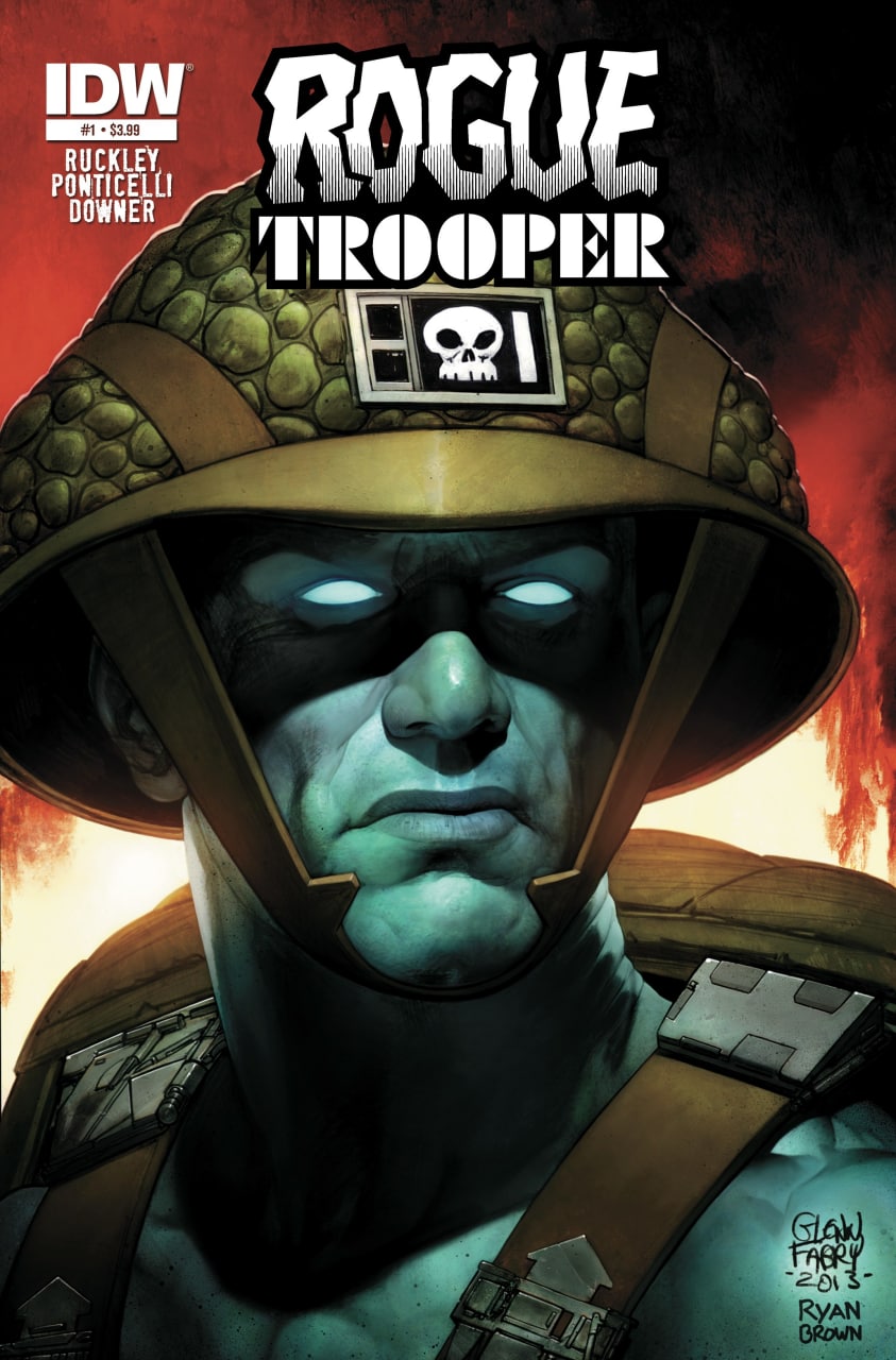 Portada ampliada de ROGUE TROOPER