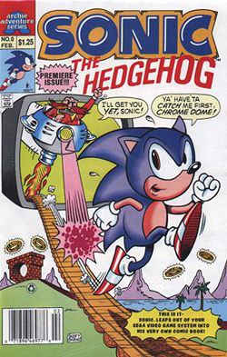 Portada ampliada de SONIC THE HEDGEHOG