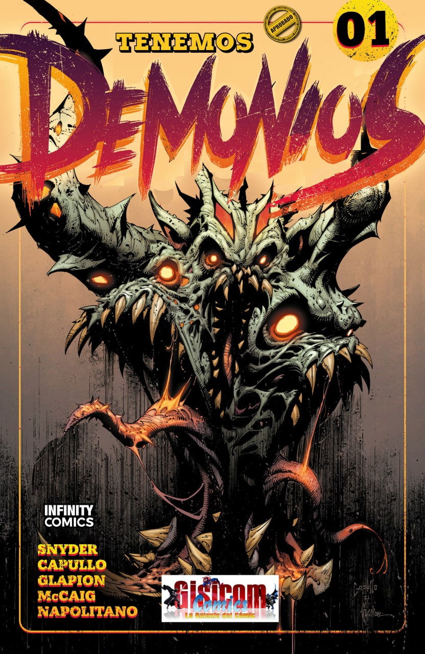 Portada ampliada de Tenemos Demonios