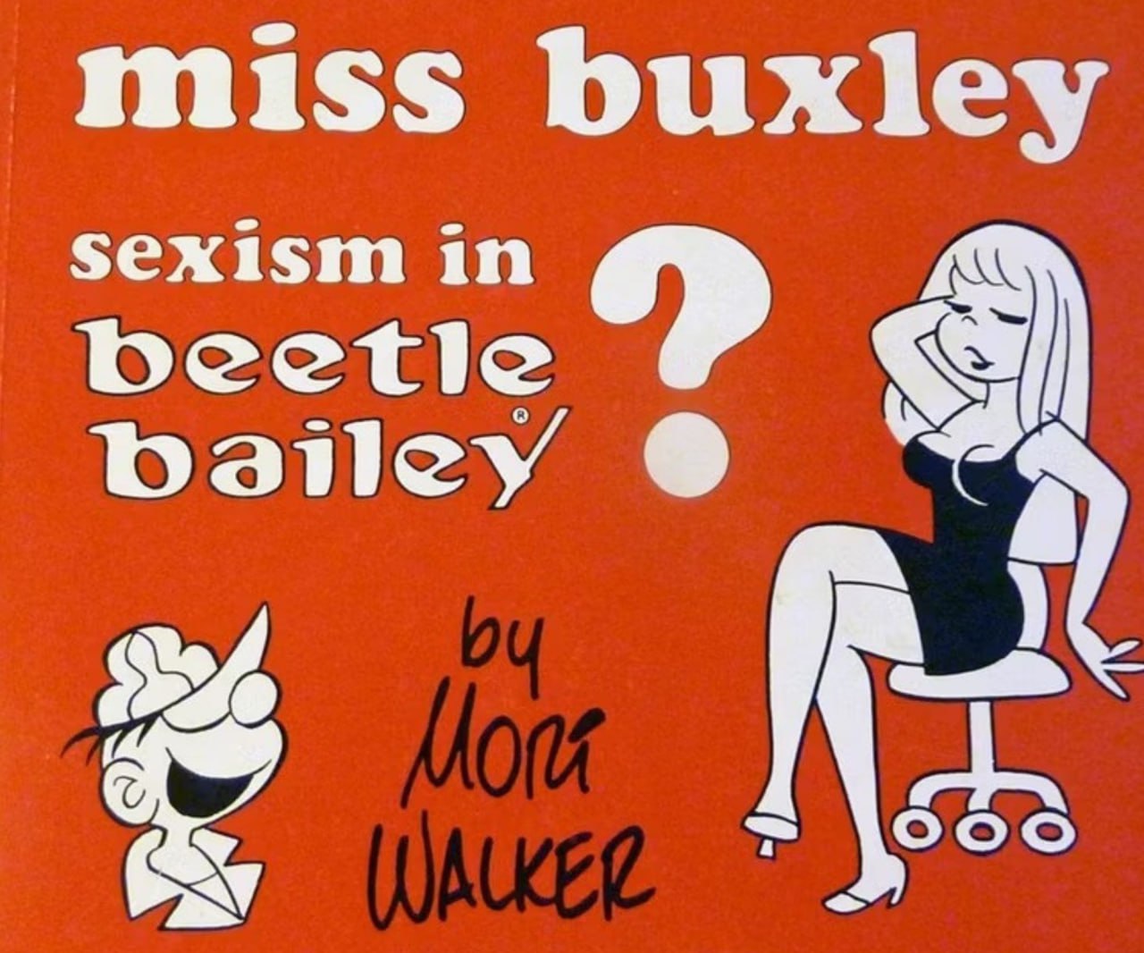 Portada ampliada de miss buxley sexism in beetle bailey