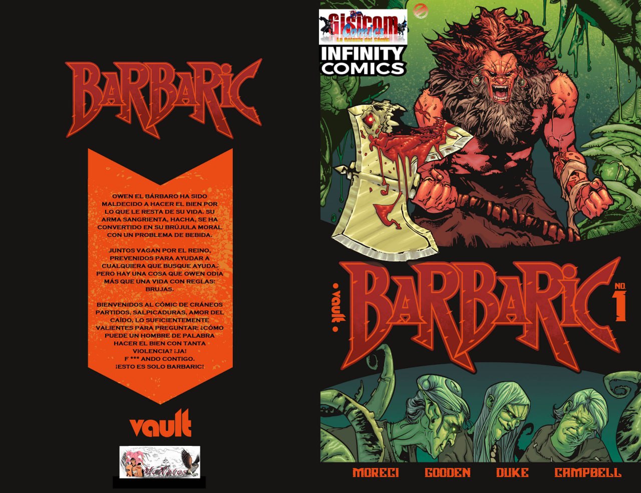 Portada ampliada de Barbari