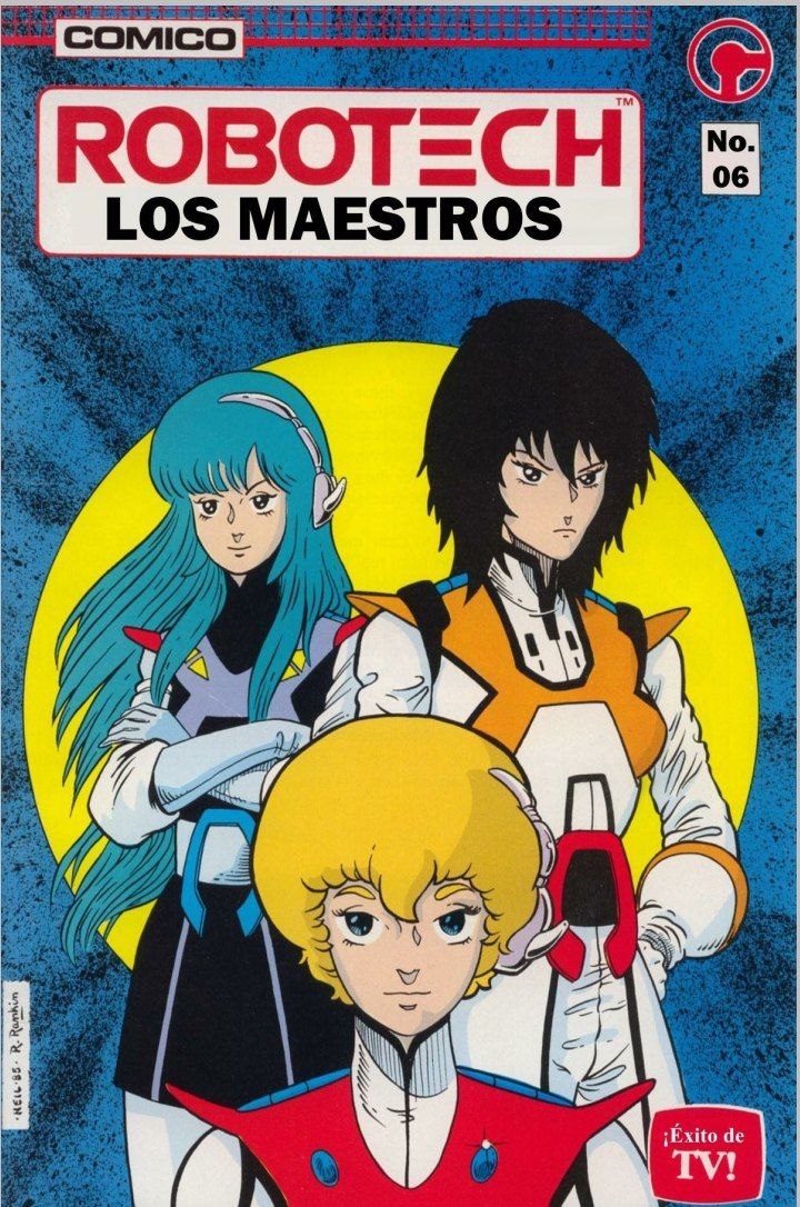 Portada ampliada de ROBOTECH LOS MAESTROS