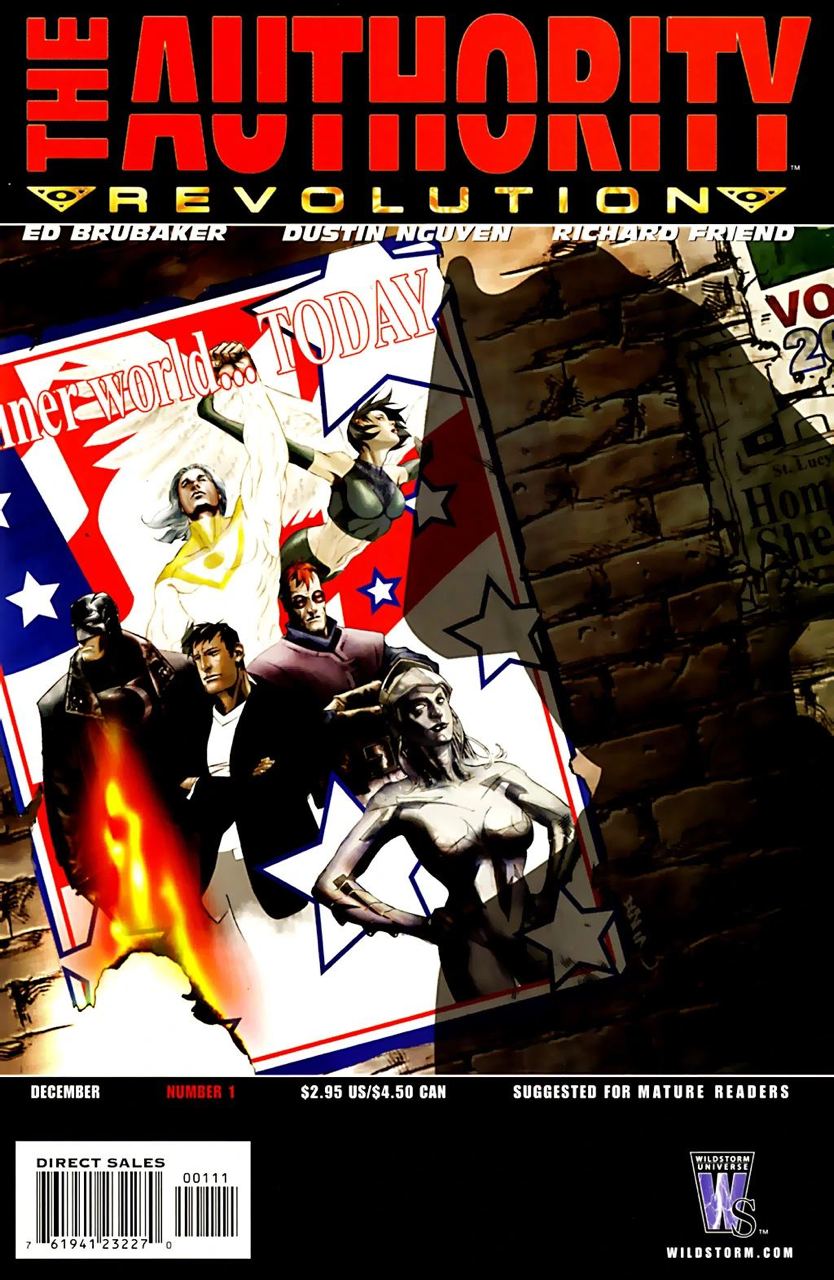 Portada ampliada de The Authority Revolution