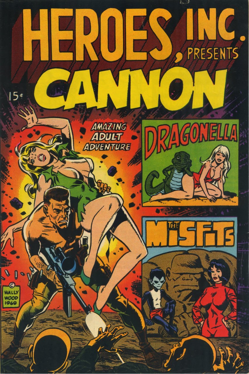 Portada ampliada de HEROES INC. PRESENTS CANNON