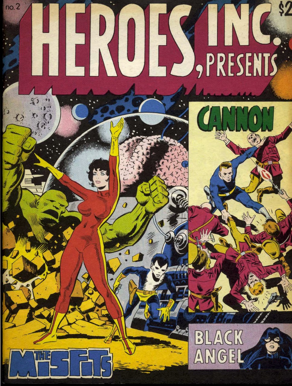 Portada ampliada de HEROES INC. PRESENTS