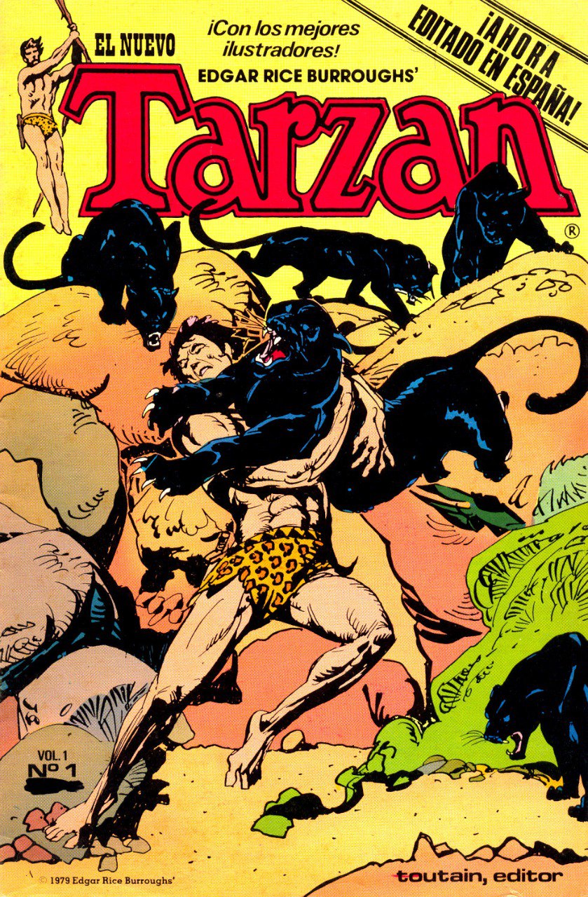 Portada ampliada de Tarzan
