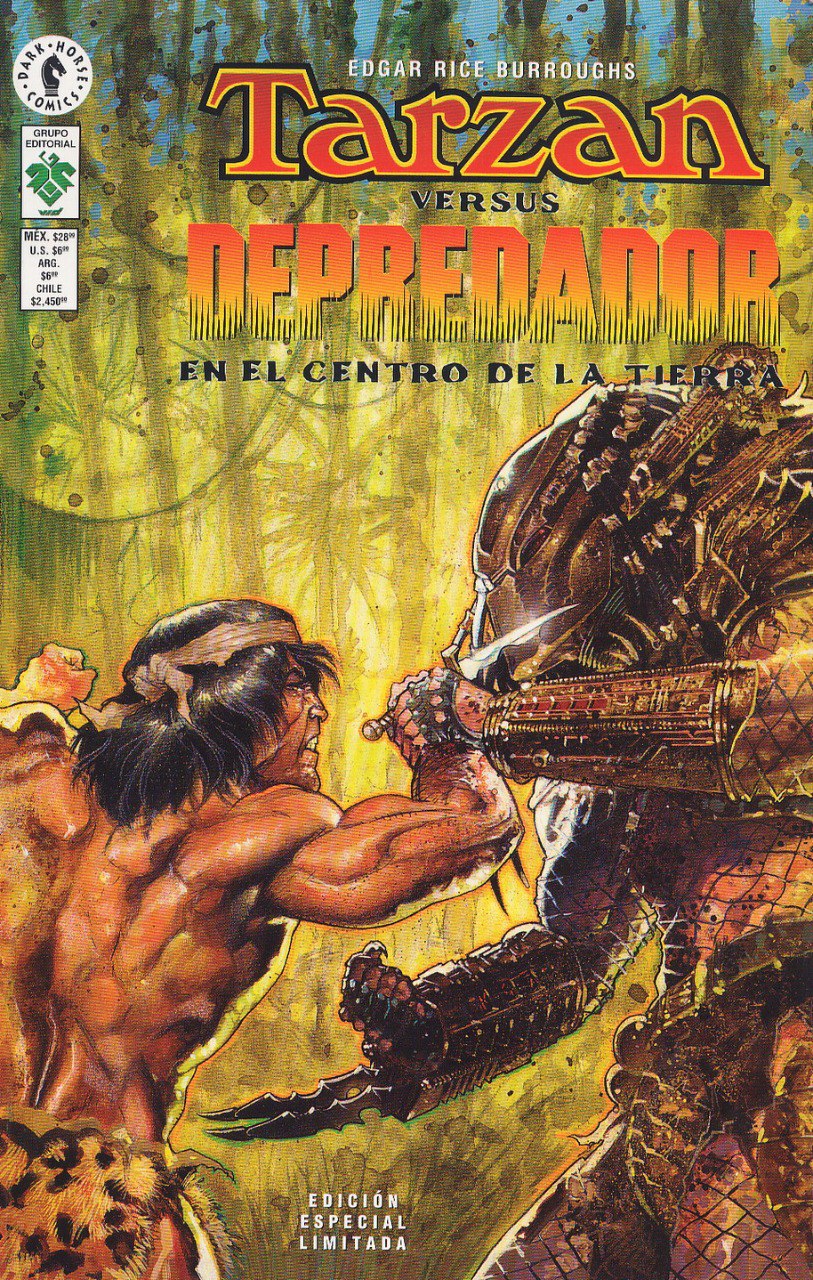 Portada ampliada de Tarzan versus Depredador