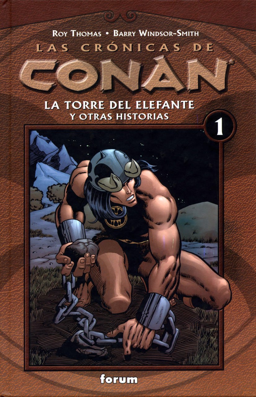 Portada ampliada de LAS CRÓNICAS DE CONAN