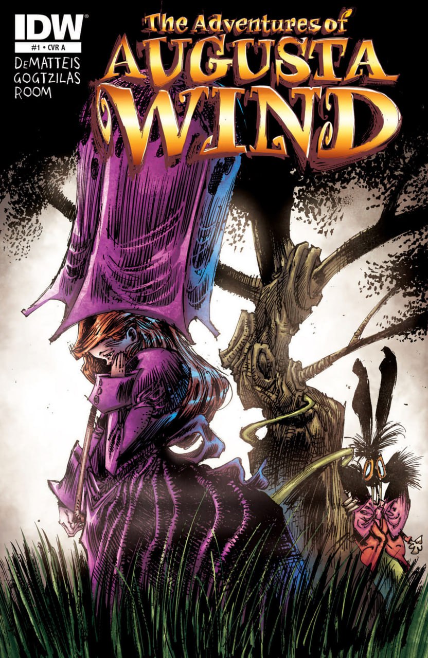 Portada ampliada de The Adventures of Augusta Wind
