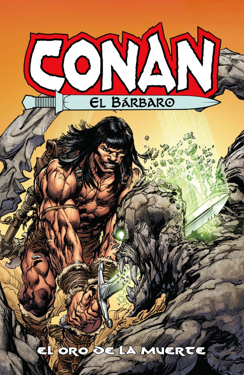 Portada ampliada de CONAN EL BÁRBARO