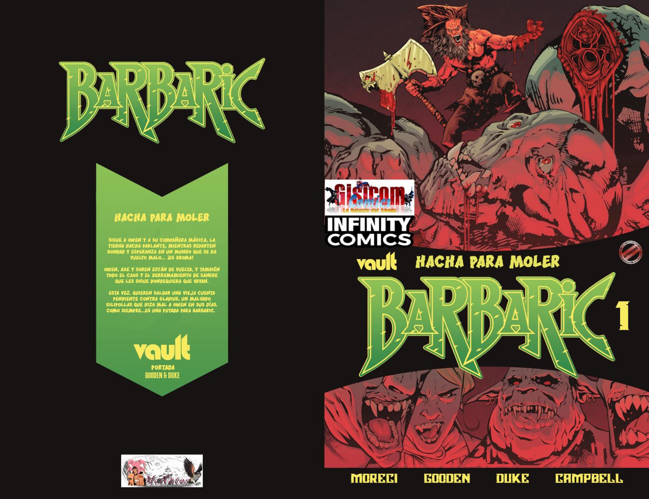Portada ampliada de Barbark