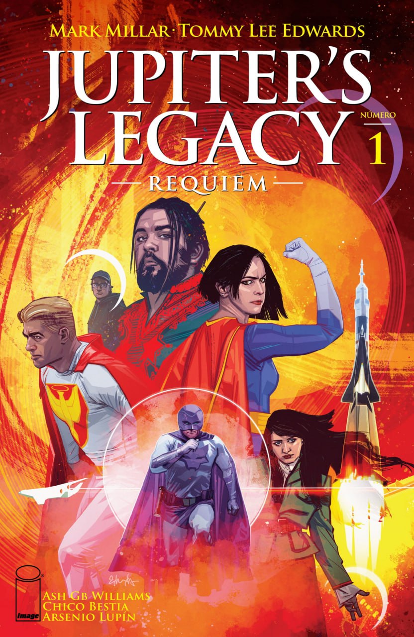 Portada ampliada de JUPITER'S LEGACY
