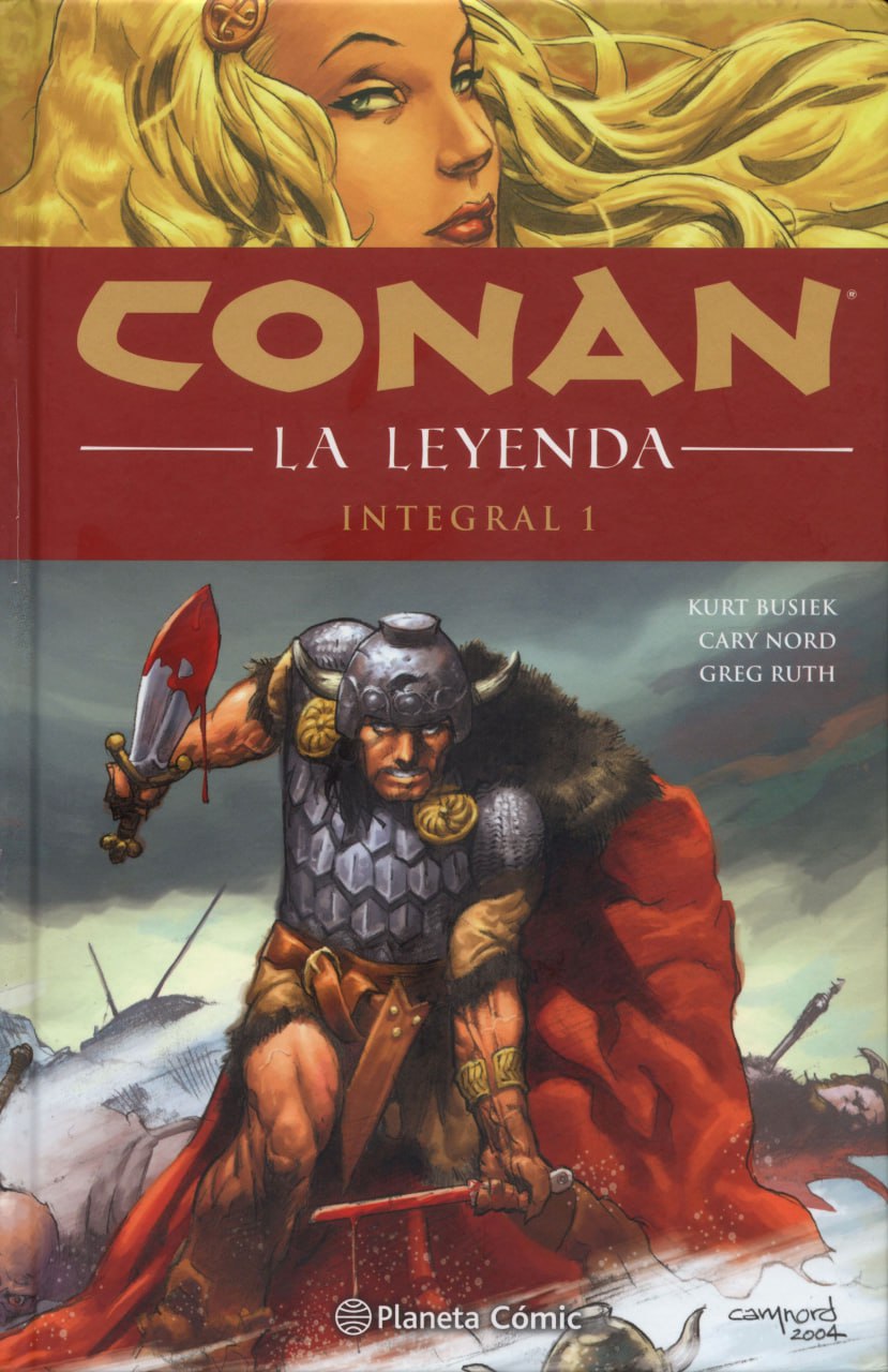 Portada ampliada de CONAN LA LEYENDA INTEGRAL