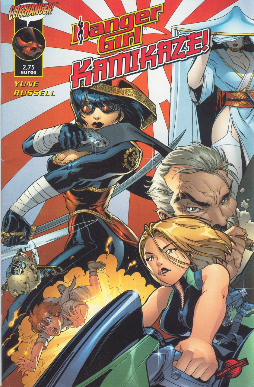 Portada ampliada de Danger Girl Kamikaze!